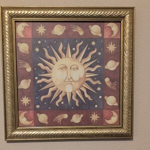 Sun and Moon Framed Art